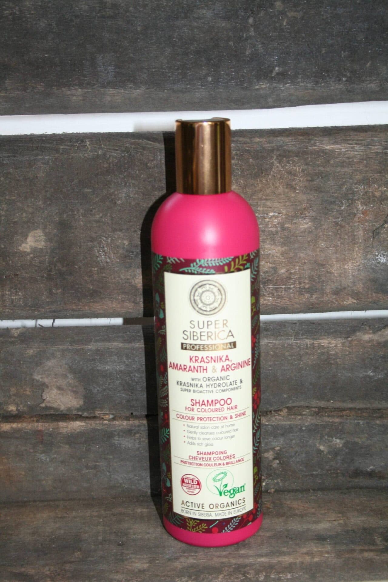 Super Siberica krasnika amaranth & arginine organic shampoo