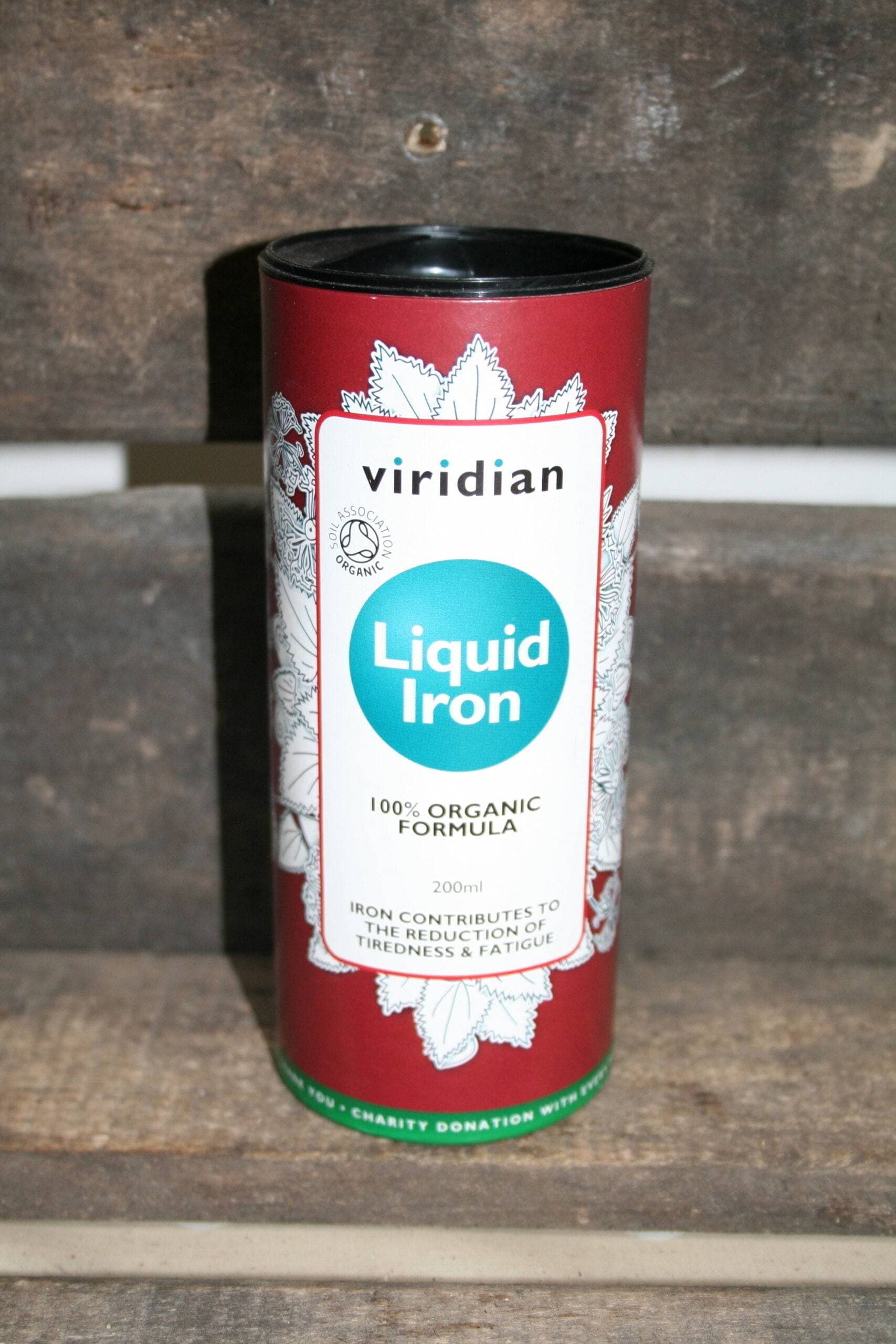 Viridian liquid iron