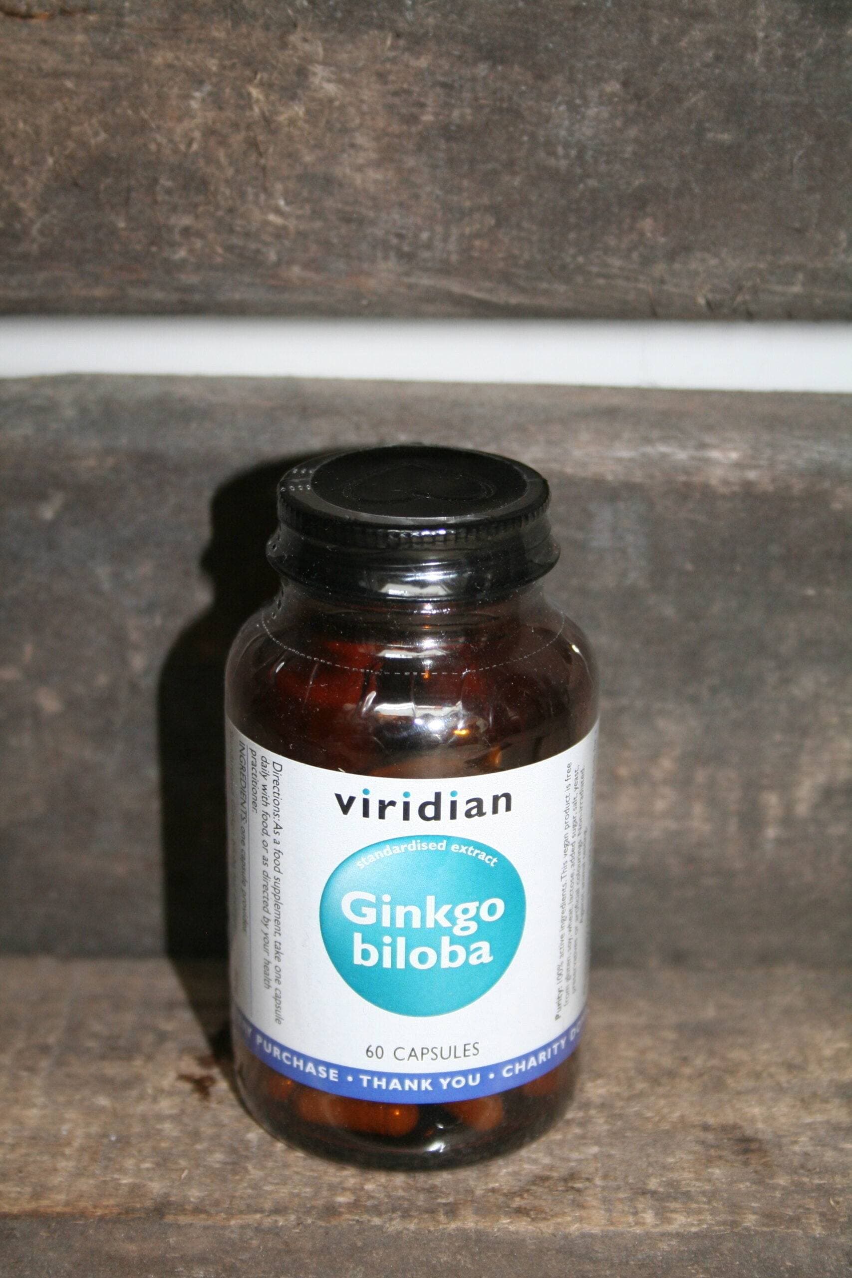 Viridian ginkgo biloba
