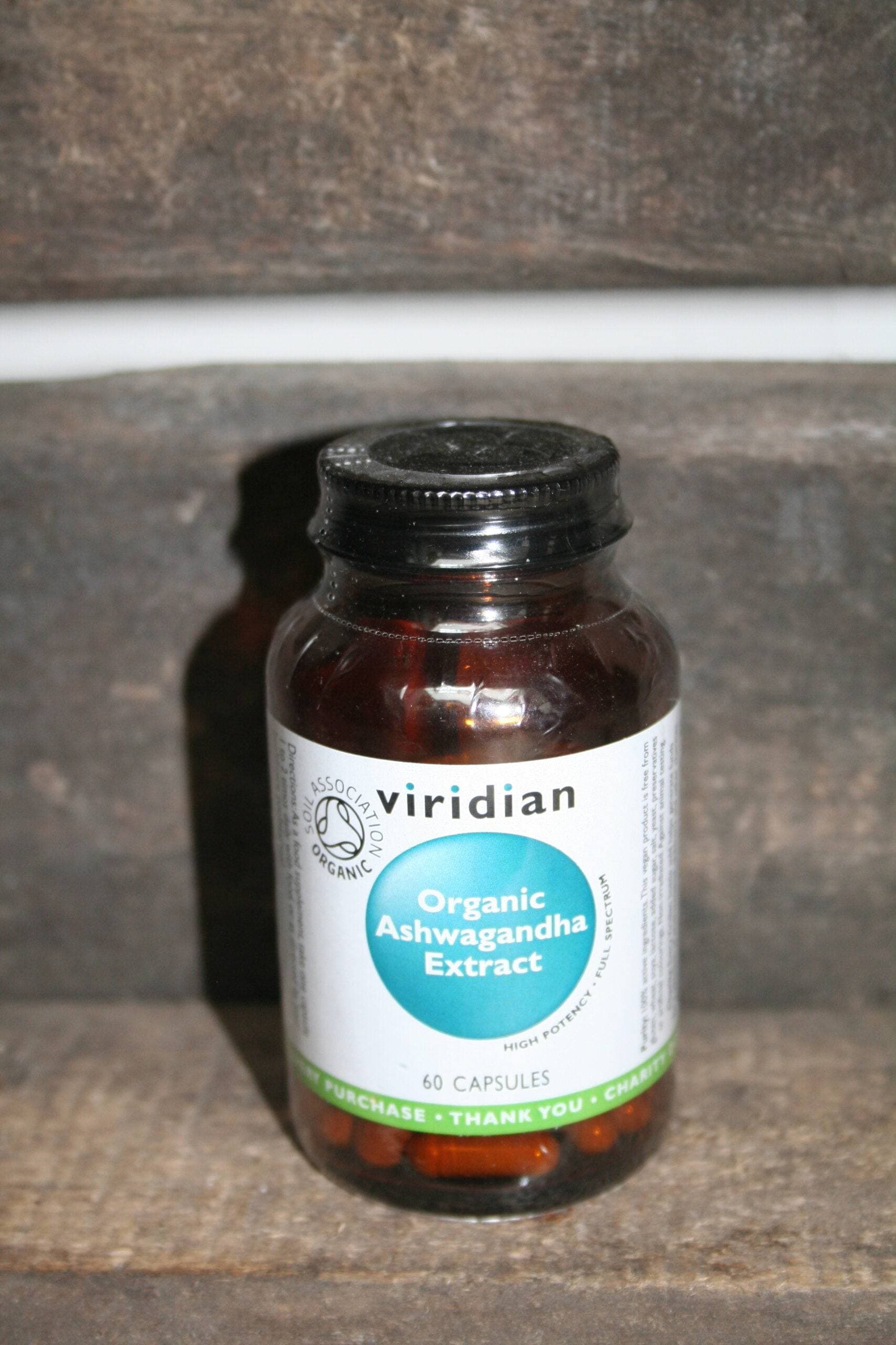 Viridian organic ashwagandha extract