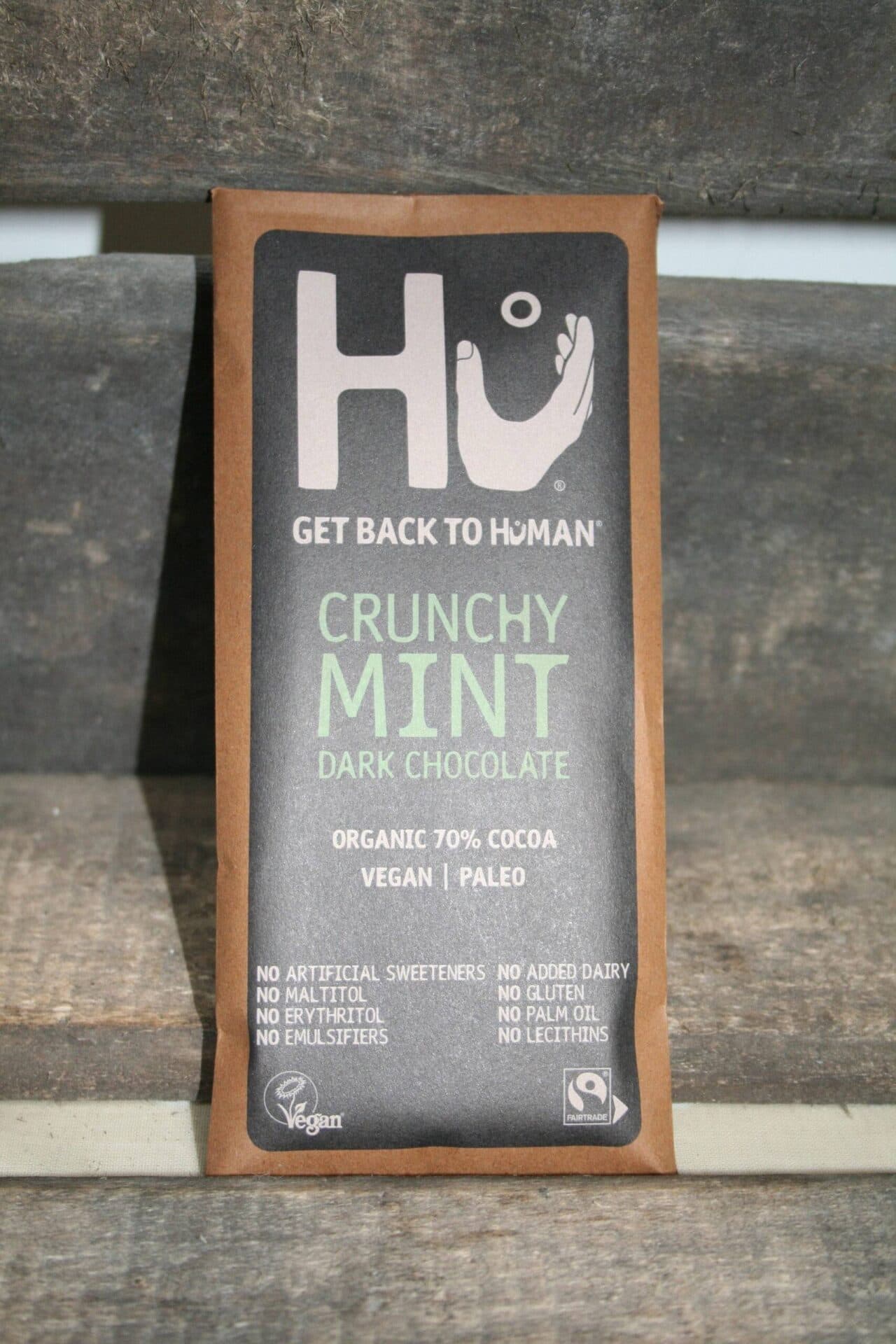 Hu crunchy mint dark chocolate