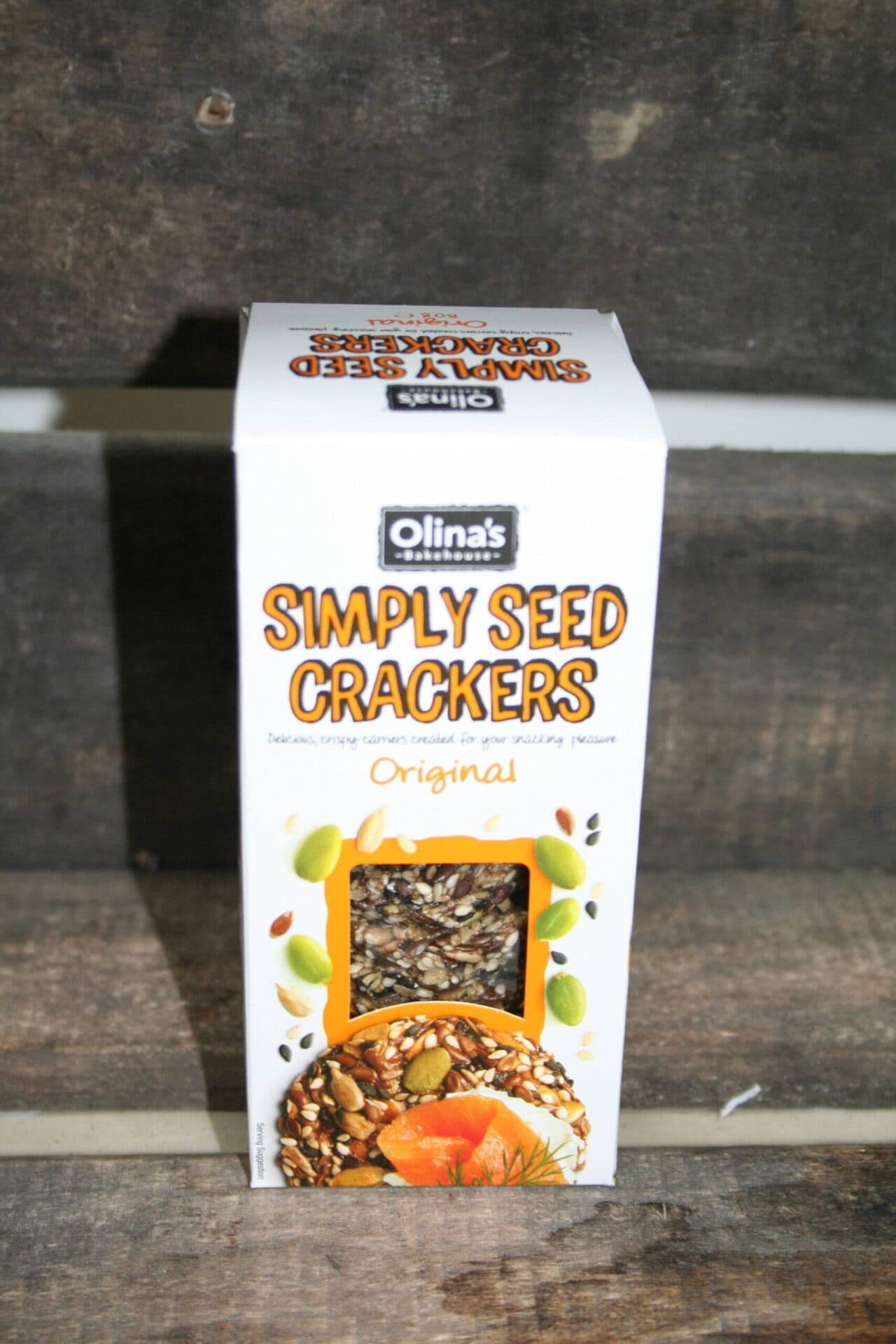 Olinas simply seeded crackers vegan