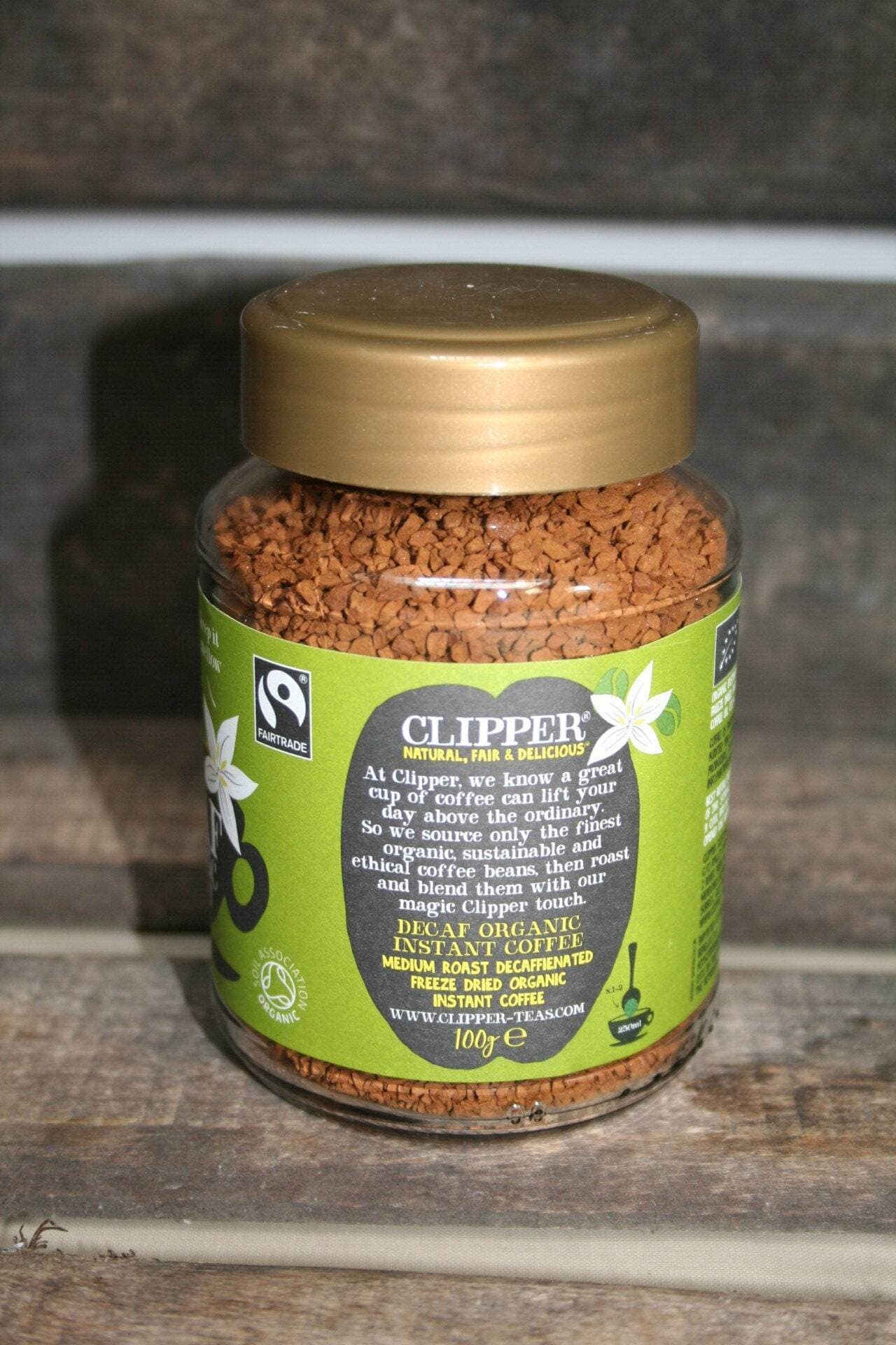 Clipper organic decaf coffee