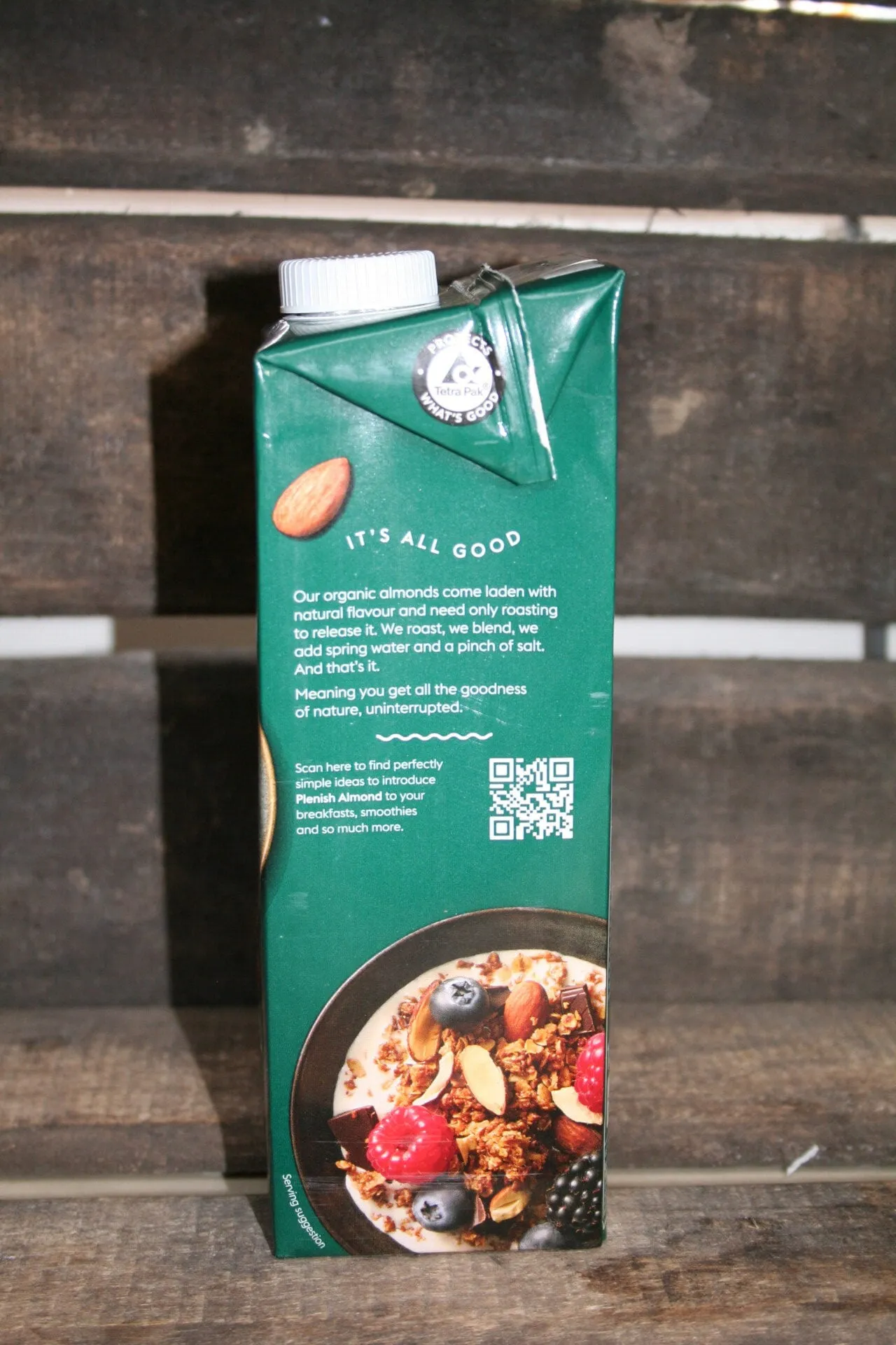 Plenish organic almond milk