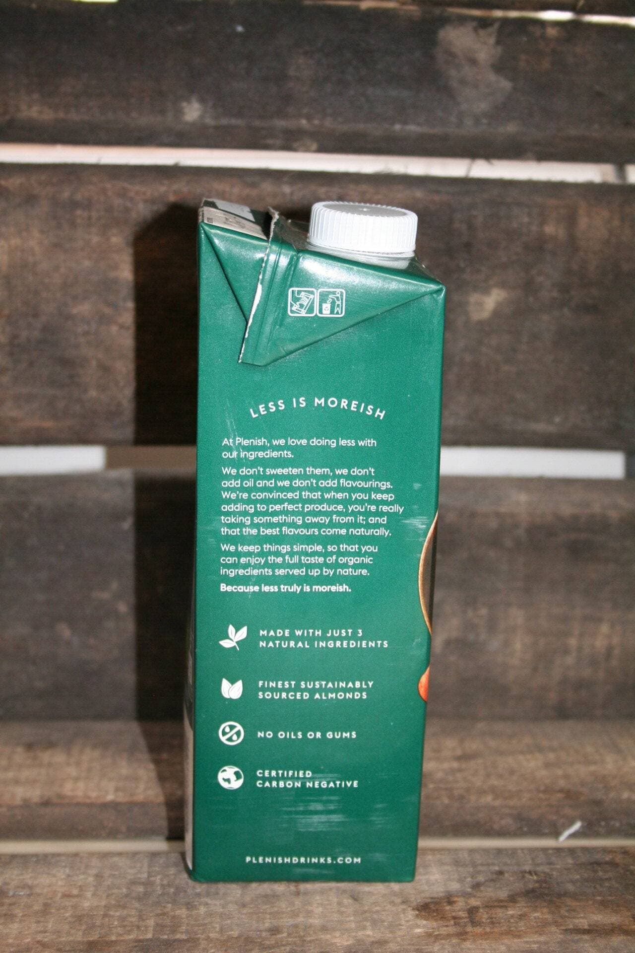Plenish organic almond milk
