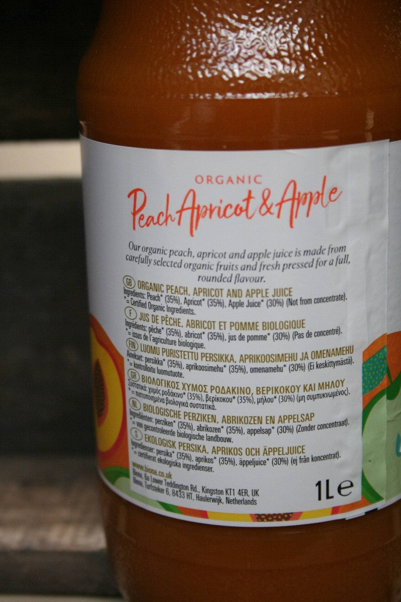 Biona organic apple and mango juice