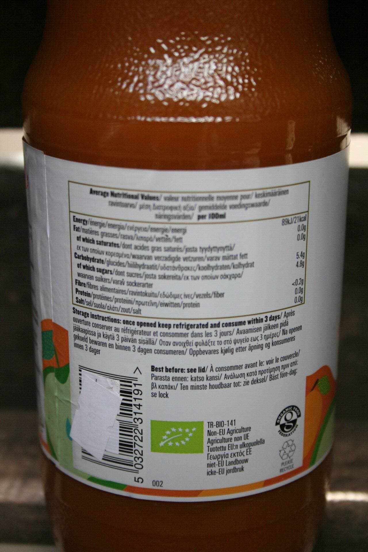 Biona organic apple and mango juice