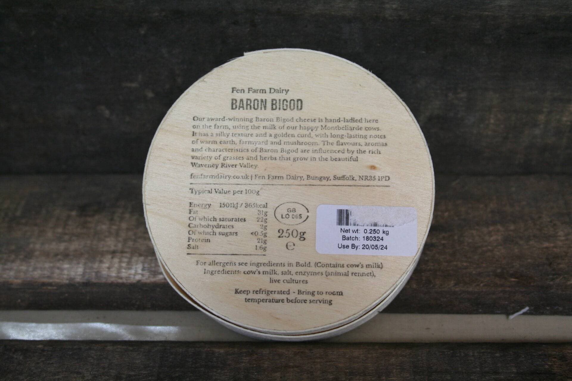 Baron Bigod cheese