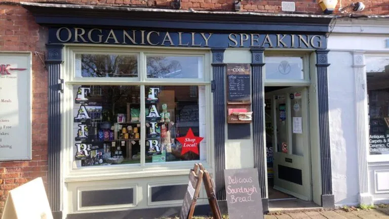 Organically Speaking shop front
