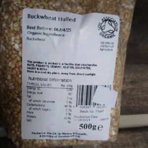 organically speaking organic buckwheat hulled (500g)