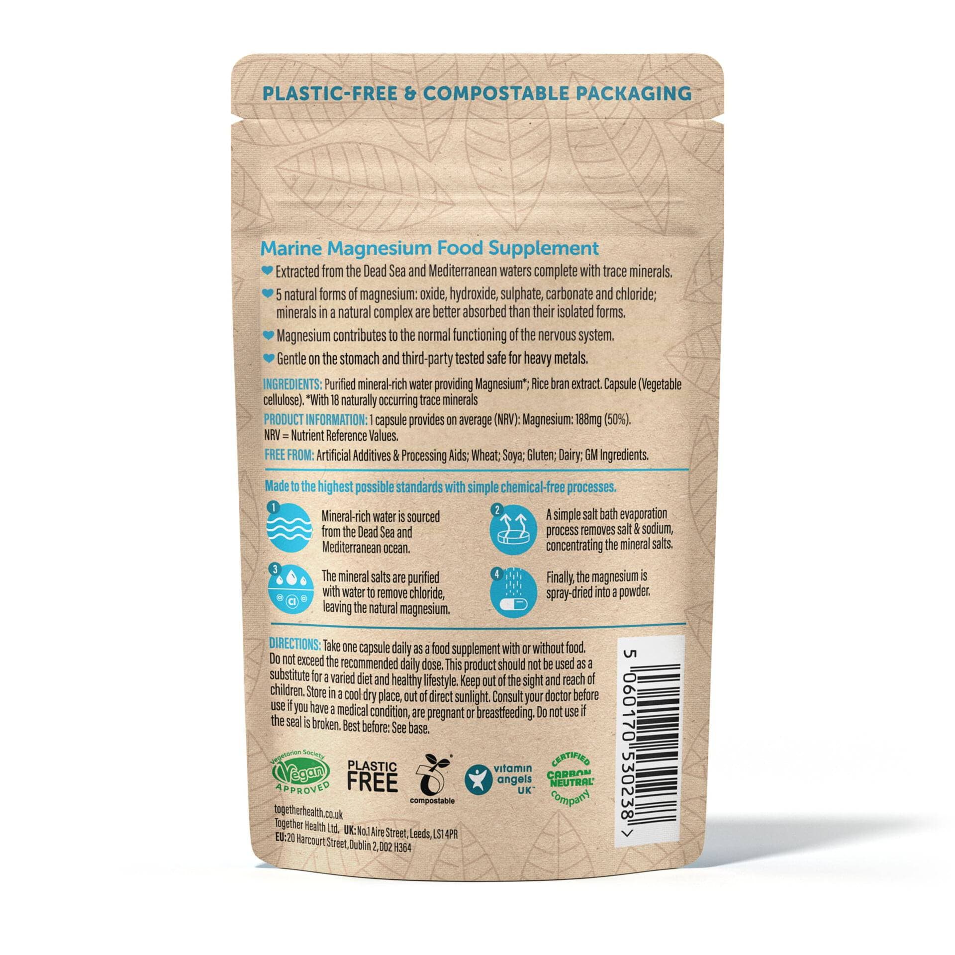 together health magnesium from mineral salts (30 caps)