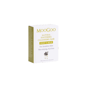 moogoo hydrating cleansing goats milk bar soap (130g)