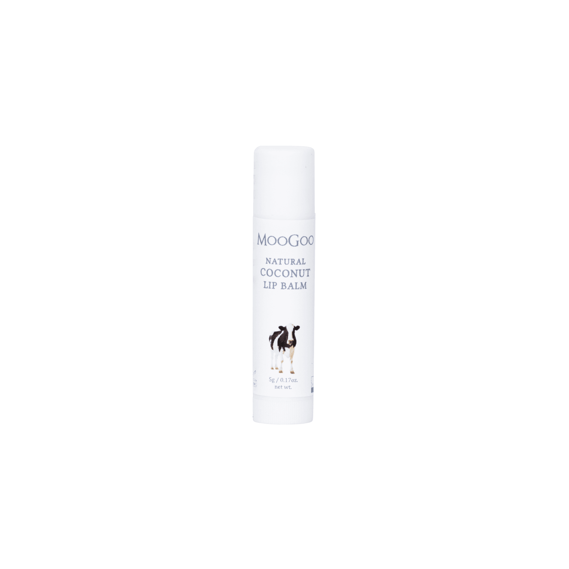 moogoo lip balm natural coconut (5g)