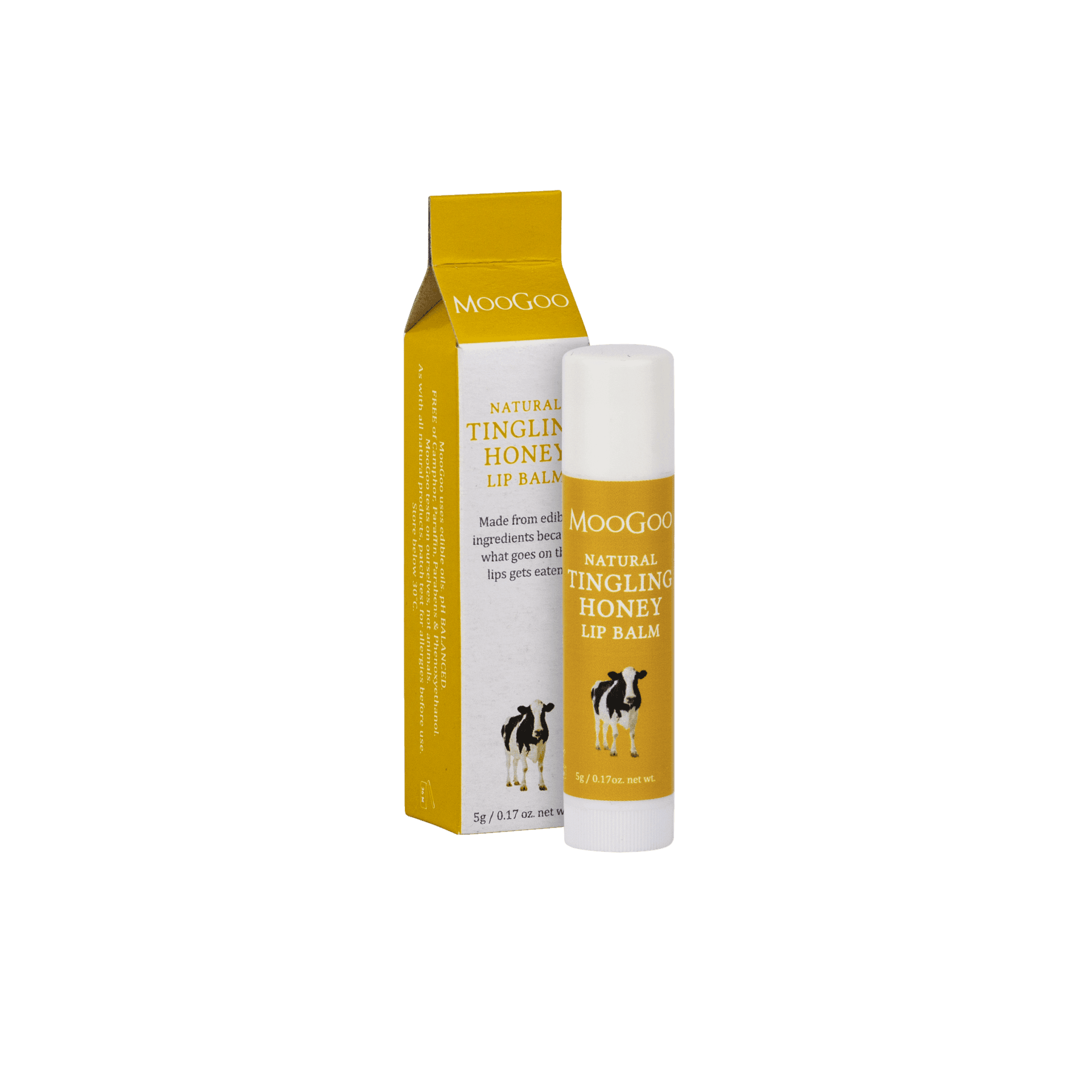moogoo lip balm tingling honey (5g)