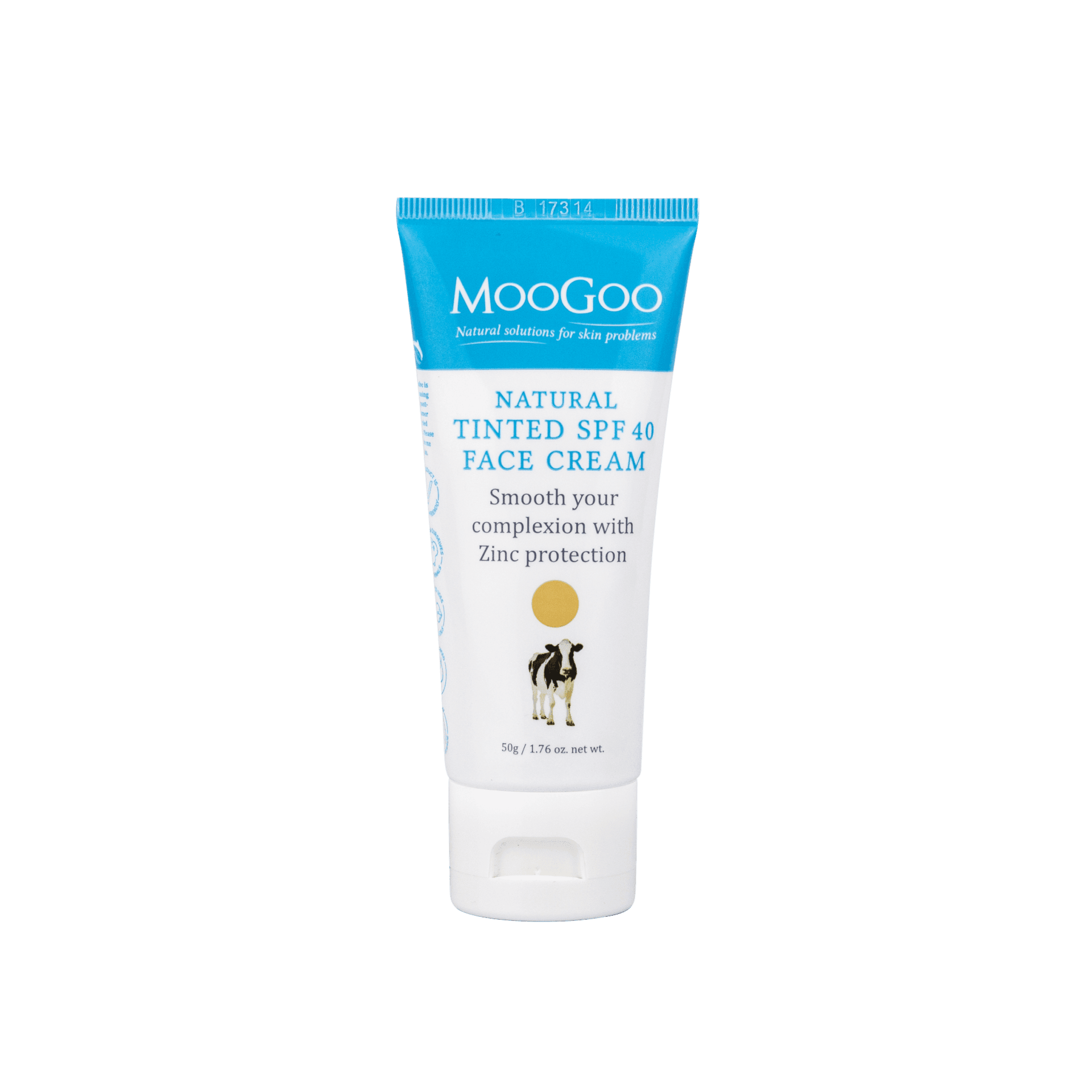 moogoo tinted spf 40 face cream (50g)