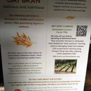 alara organic oat bran (650g)