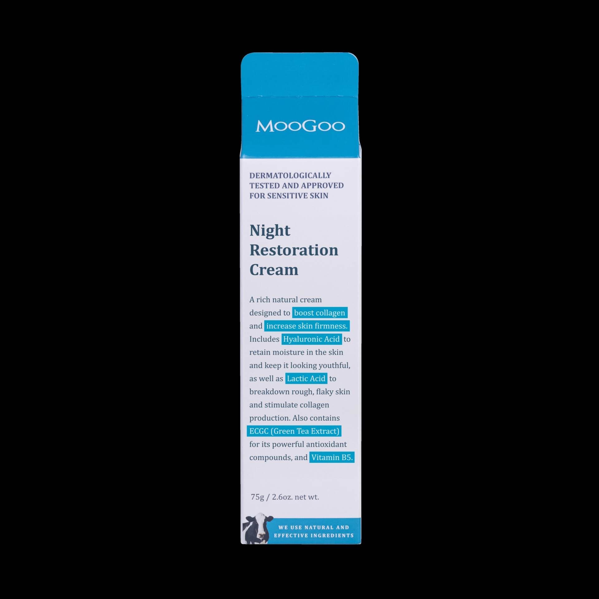 moogoo night restoration cream (75g)