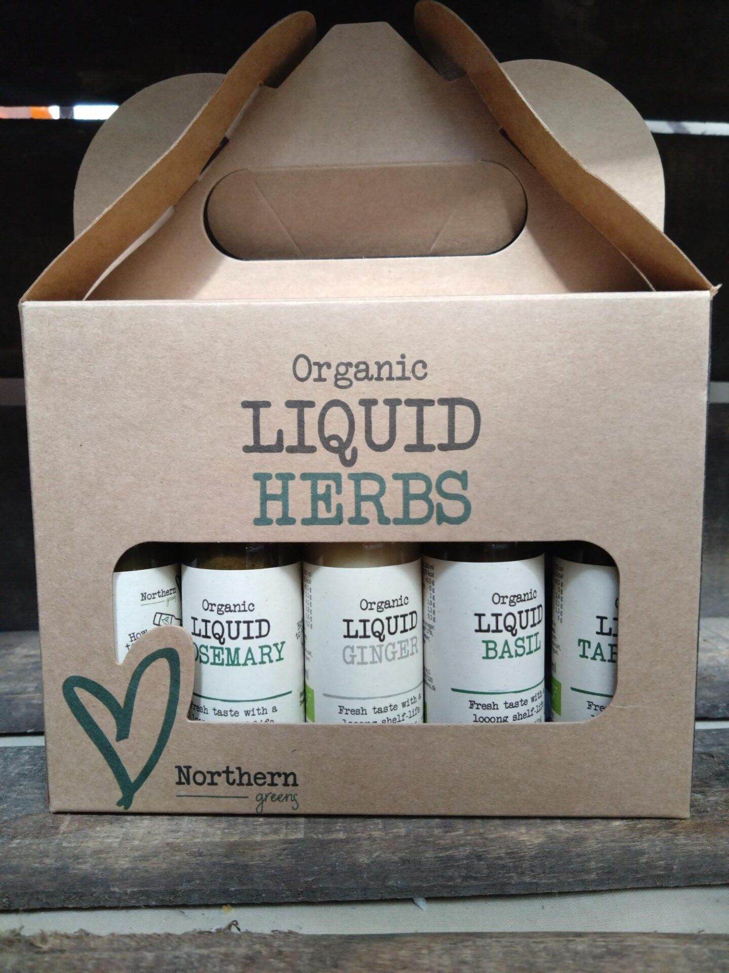 northern greens organic liquid herbs gift pack (10x40ml)