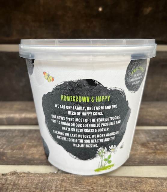 marshfield rum & raisin ice cream (1 litre)