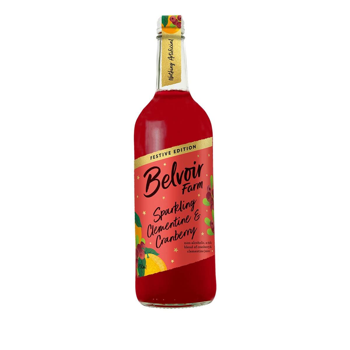 belvoir sparkling clementine and cranberry (750ml)