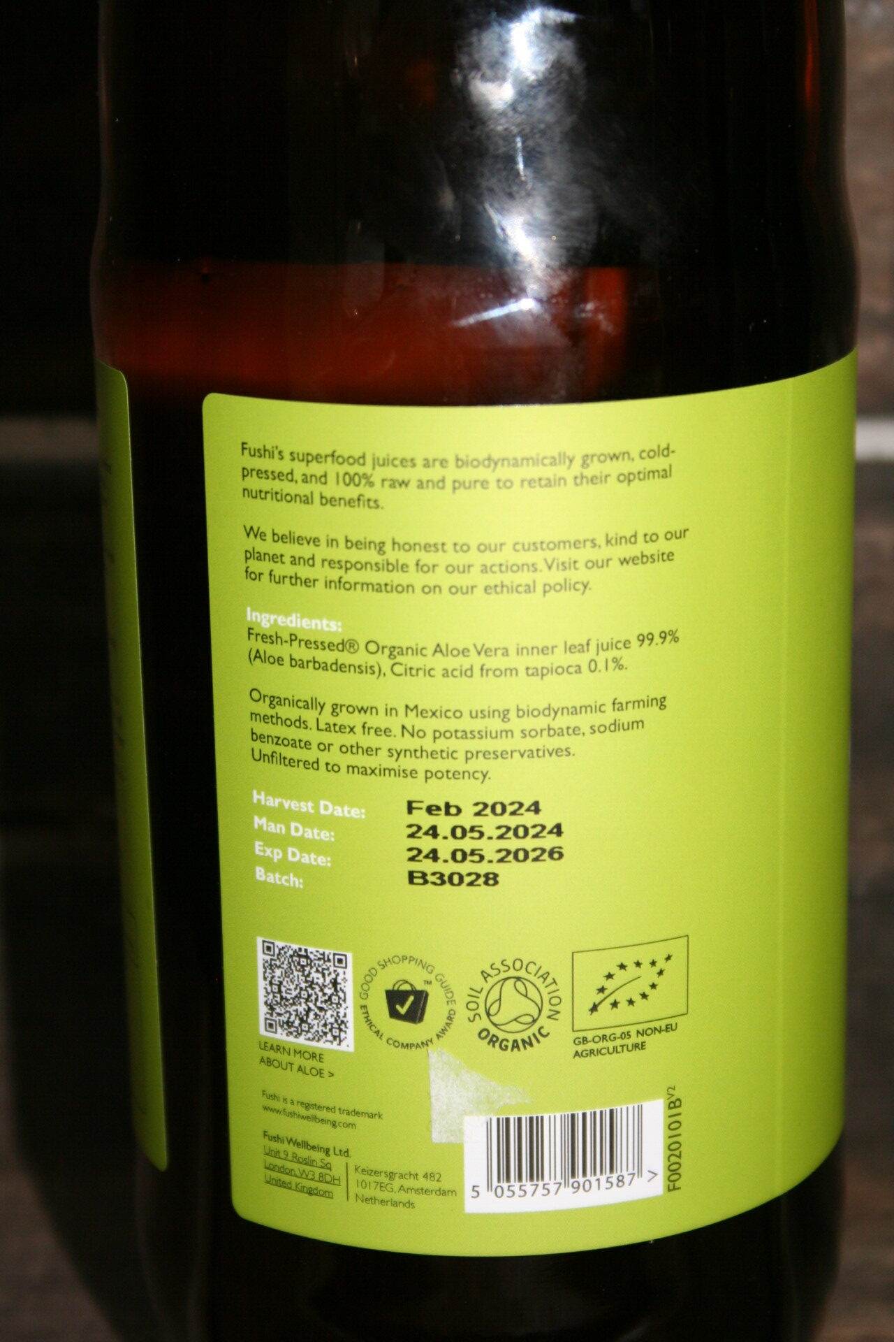 Fushi aloe vera juice