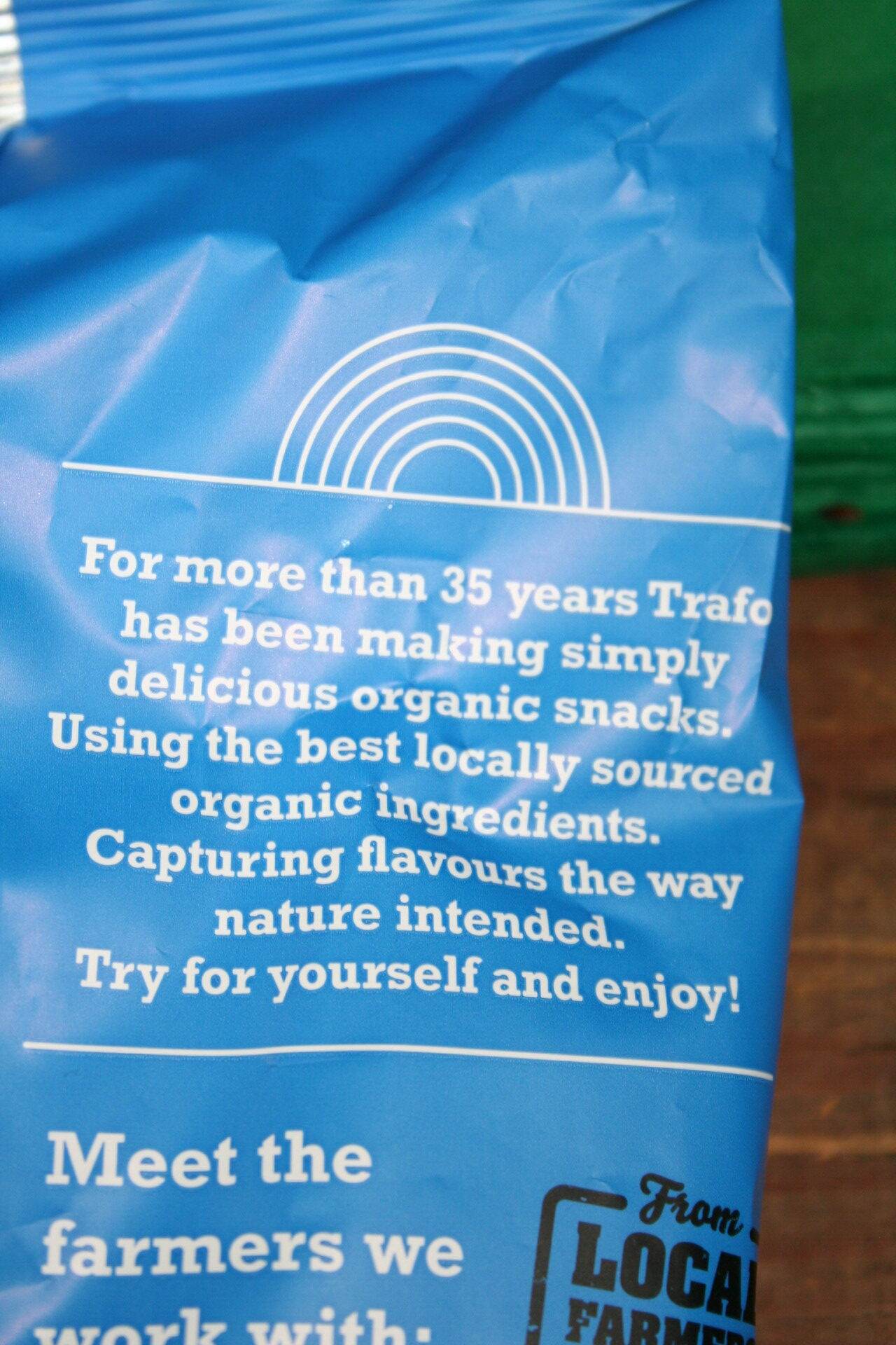 Trafo bio organic snacks natural potato chips