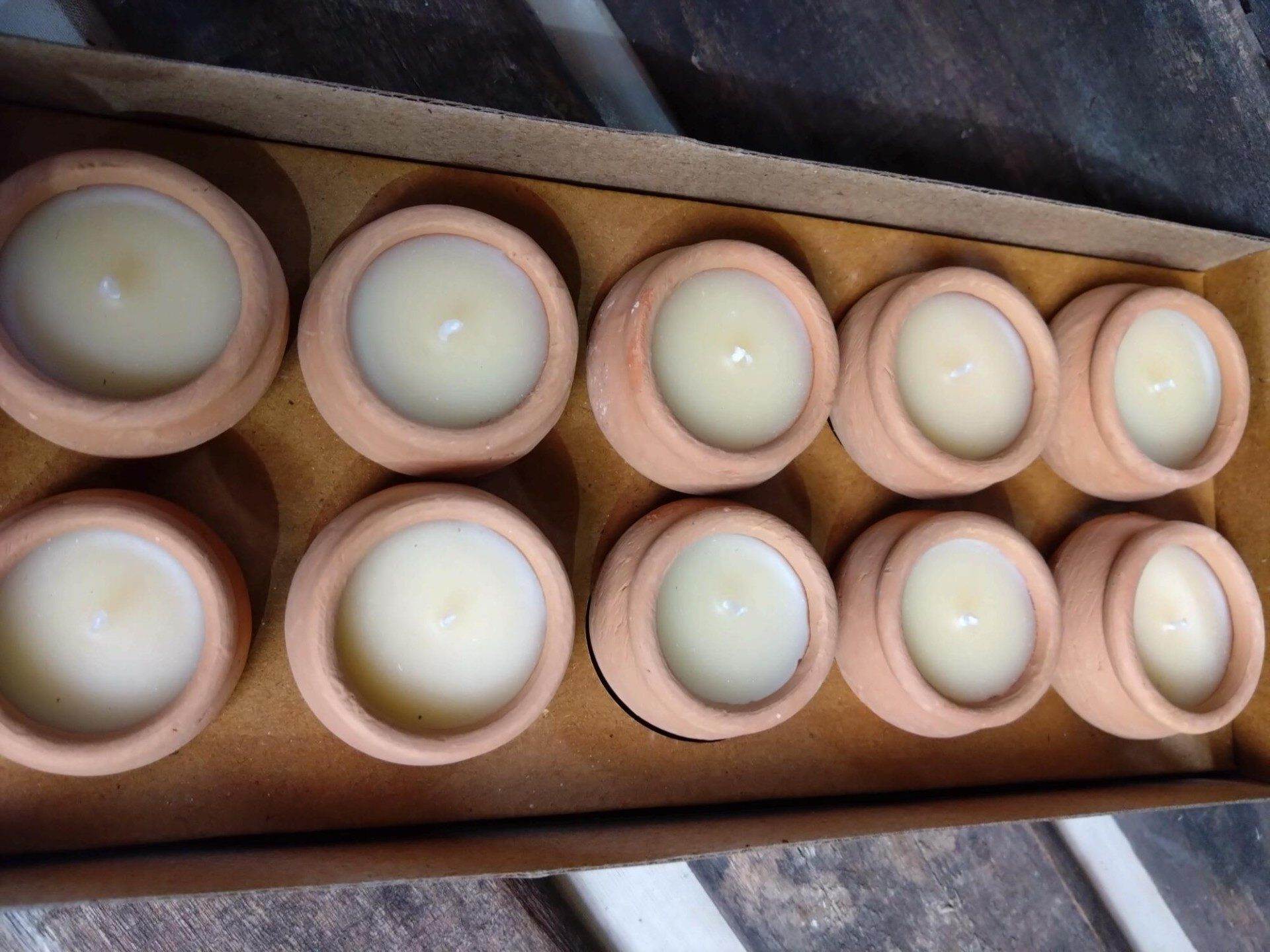 dalit goods megha rose design tealights (x 6)