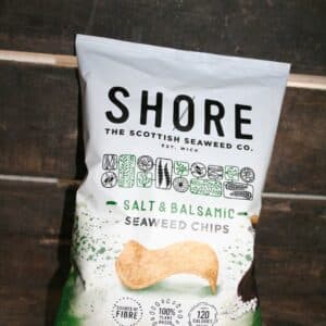 Shore seaweed chips salt & balsamic