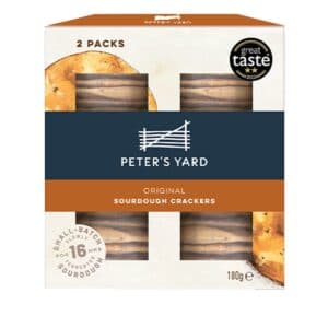peter's yard original sourdough crackers (180g)