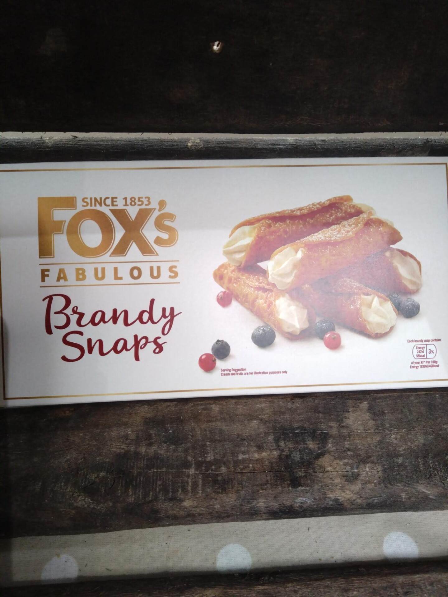 fox's brandy snaps (100g)