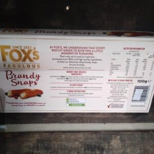 fox's brandy snaps (100g)