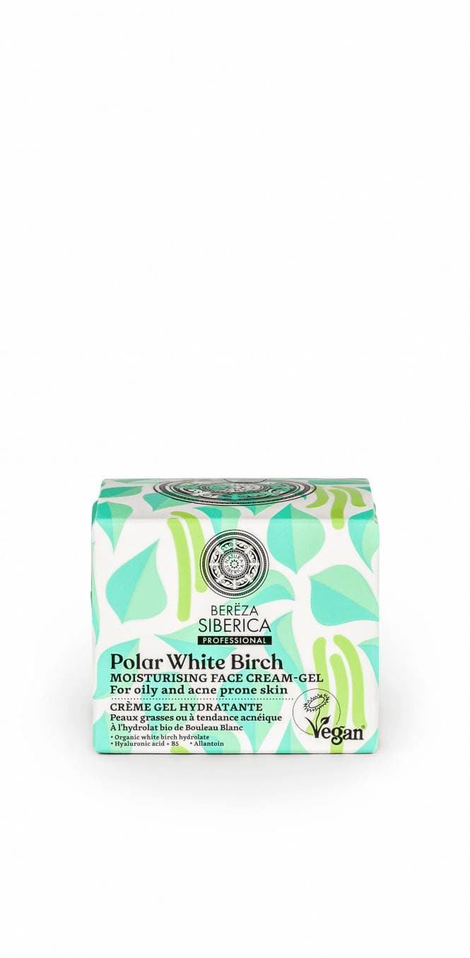 bereza siberica polar whitr birch moisturising face cream gel (50ml)