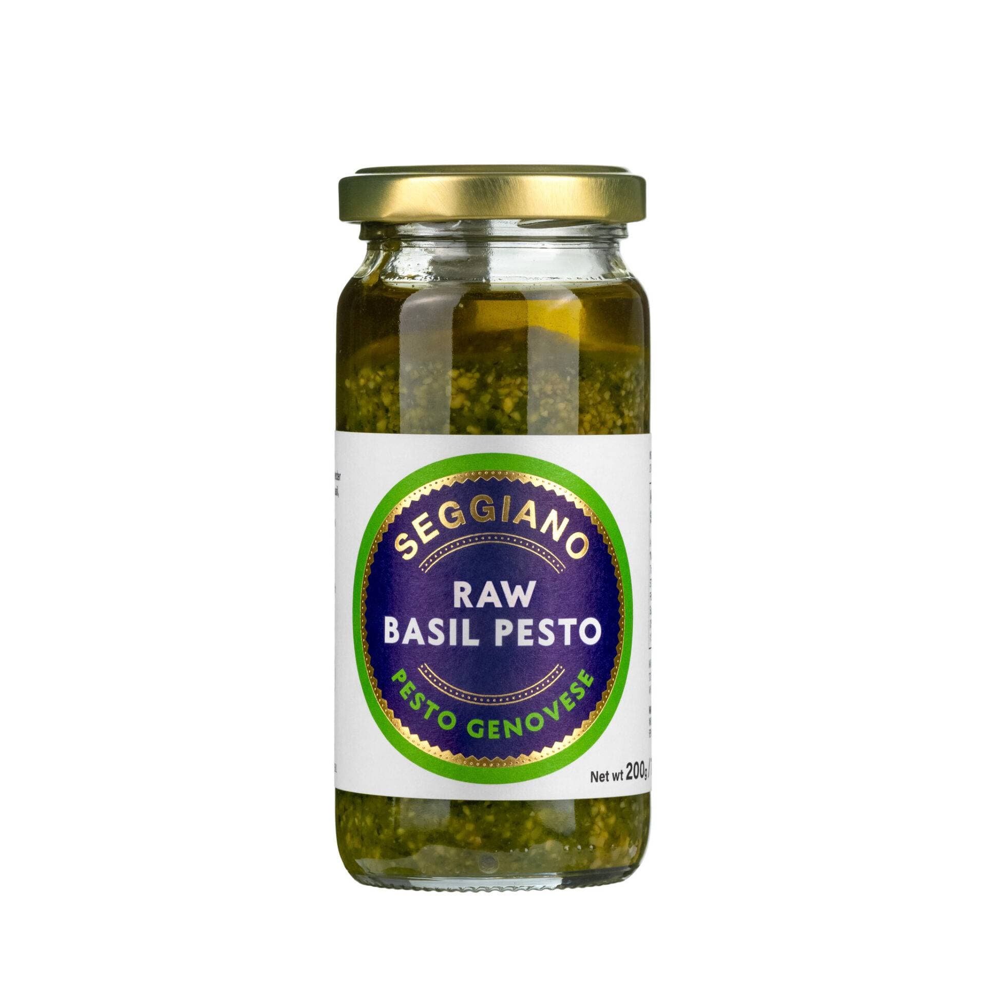 raw basil pesto