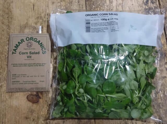 EAT NOW GROW NOW...Delicious Corn Salad (also known as lambs lettuce) ready to plant now until October to harvest from September to March.  This is a great tasty winter hardy salad plant with glossy green leaves and a delicious taste to eat as a salad leaf on its own or in a mixed salad.  These organic seeds are just £1.85 per pack so grab yourself a bag ready to eat now and a pack of seeds to get planting for your own crop later in the year.
These tasty leafy green leaves are packed with three times as much vitamin C as regular lettuce, along with high levels of beta-carotene, iron, omega-3 fatty acids, and vitamin B9. It supports immunity, vision, and heart health while remaining very low in calories.   What's not to love 💜 
Lots of other salad leaf and herb seeds to choose from, we look forward to seeing you!

#organicallyspeaking #growyourown #eatgreens #eatyourown #hartleywintney #visithartleywintney @visithartleywintney  #supportsmall #supportbritish