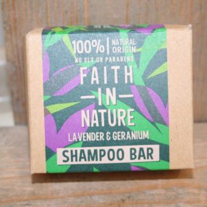 Faith in Nature shampoo bar lavender & geranium