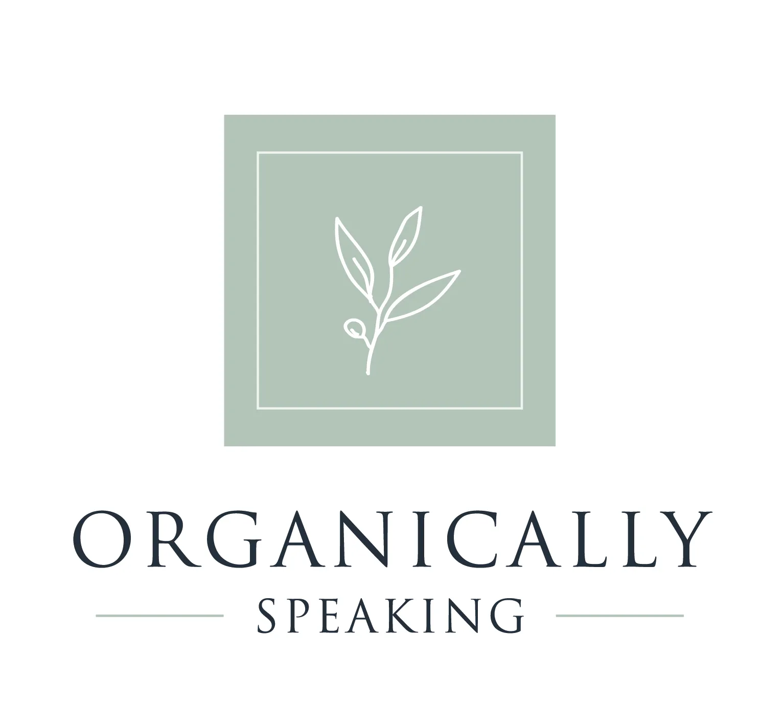 Organically Speaking Logo