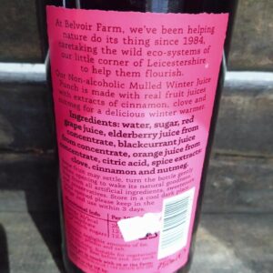 belvoir festive edition mulled winter punch non alcoholic (750ml)