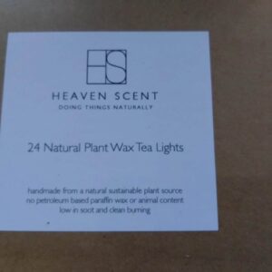 heaven scent tealight candles unscented (x24 tealights)