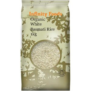 infinity foods organic brown basmati rice (500g)