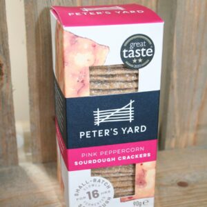 Peters Yard pink peppercorn sourdough crackers