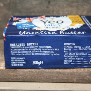 Yeo valley unsalted butter