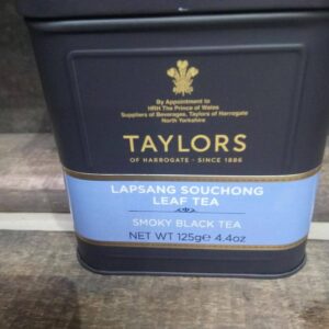 taylors of harrogate lapsang souchong leaf tea (tin caddy leaf tea 125g)