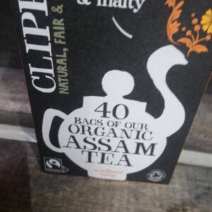clipper organic assam tea (40 bags)