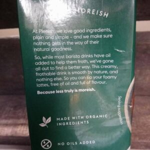plenish organic barista almond drink (1l)