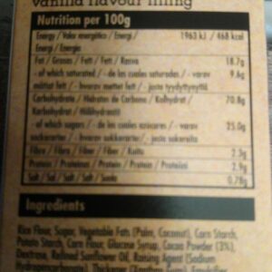 lovemore free from o'chocos intense chocolatey biscuits (125g)