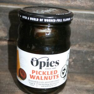 Opies pickled walnuts in vinegar
