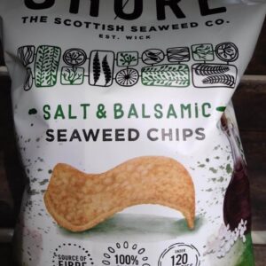 shore seaweed chips crisps smoky barbecue (80g)
