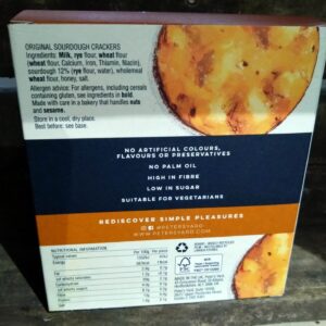 peter's yard original sourdough crackers (180g)