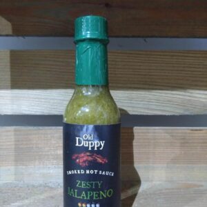 old duppy smoked hot sauce zesty jalapeno (150ml)