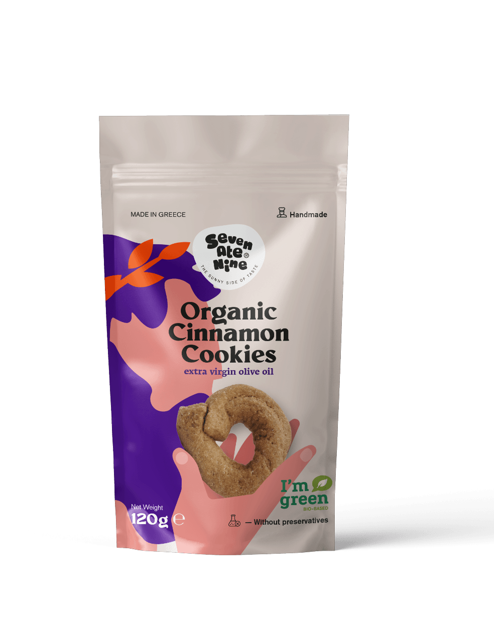 7ate9 organic cinnamon cookies